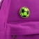 The reflective icon "Football", d = 5.8 cm, color mix