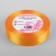Satin tape, 20 mm × 23 ± 1 m, color yellow-orange No. 17