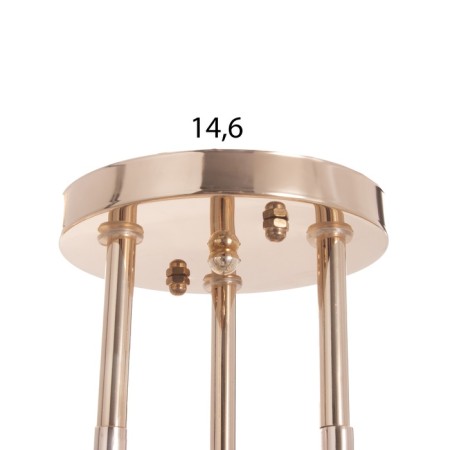 Velma chandelier BP 3x40W E27 Gold Model: 26005496-4