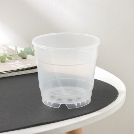 Pot for orchid orchids, 750 ml, transparent color