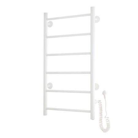 Electric towel Domoterm 109-6, 400x800 mm, right, white matte