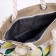Bag Women's beach on lightning, white/yellow color