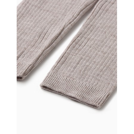 Costume (sweater and trousers) children's minku, beige color, height 140 cm-8