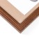 Photo frame wood 18x24 cm, No. 1, 17 mm, mokko (plastic screen)