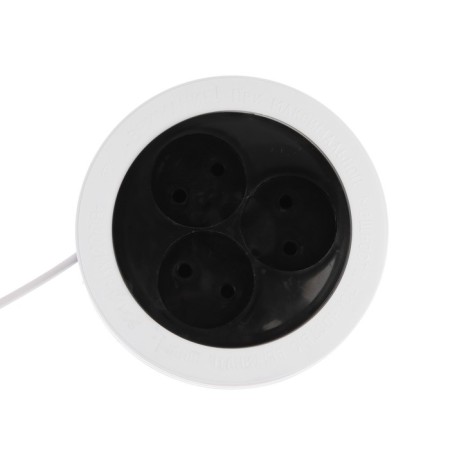 Extension cord 3 rosettes, 1.7 m, 6 A, 1300 W, SHVVP 2x0.5 mm2, without salary-3