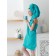 Tm -tier guten morgen Turquoise, 400 grams, size 40x70 cm, green color