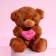 Soft toy "You are the most expensive in the world", Bear, Mix color