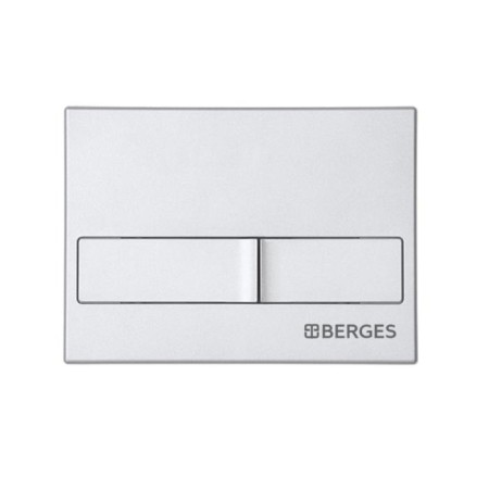 Berges Novum L2 control button for hidden installation systems, matte chrome
