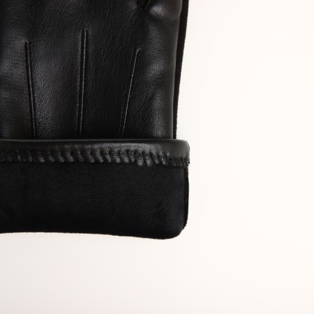 Gloves are female, dimensionless, without insulation, black color-4