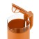 Electric kettle KitFort KT-6124-4, plastic glass, 1.2 l, 2200 watts, orange