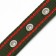 Collar of tarpaulin dimensionless two -layer, 58 x 2.5 cm, khaki/red