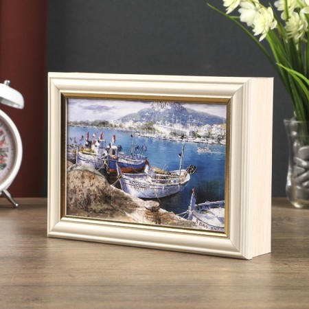 Key "White Boats" 15x21 cm milk oak-7