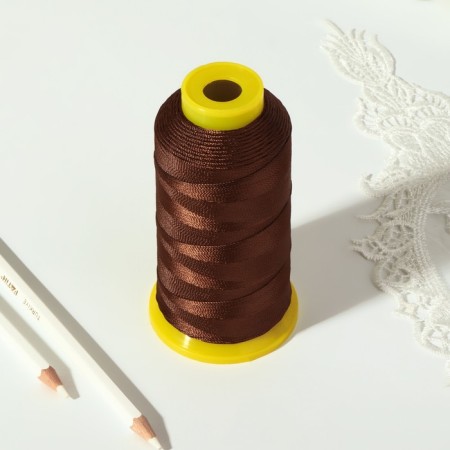 Shoe threads, 500d/3, 600 m, brown color-2