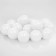 Balls for a dry pool with a pattern, ball diameter 7.5 cm, set 500 pieces, white color