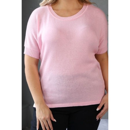 Female jumper, size 52, pink color-10