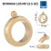 Flaw for alcohol and water "Bracelet", stainless steel, gift, female, 105 ml