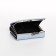 Women's wallet on the button, blue color