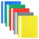 A set of folders-checkers 5pcs. Calligrata, A5, 180MKM, with a transparent top, mix