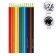Pencils 12 colors Erichkrause ArtBerry premium, plastic, hexagonal, 2.6 mm neck, cardboard packaging, euro -handkerchief