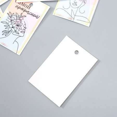 Cardboard "The most beautiful" set of 10 pcs (5 types) 4x6 cm-3