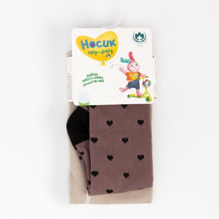 Pantyhose children's "peas", beige color, height 104-110-3