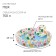 The inflatable “fruit” pool, 122 x 25 cm, with a circle and a ball, from 2 years old, 59460np intex
