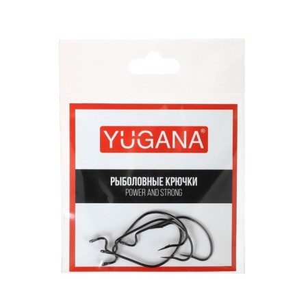 Offset hooks yugana o’haughnessy worm, No. 1/0, 4 pcs.