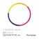 The hoop weighted onlitop "perfect silhouette", d = 90 cm, 2.0 kg, mix color