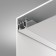 Aluminum profile for stretch ceiling LED Strip Alm013S-2M, 200x5.19x3.52 cm, silver color