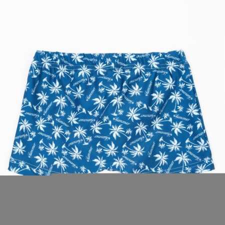 Bathing swimming trunks for a boy, dark blue/palm trees, height 110 cm-2