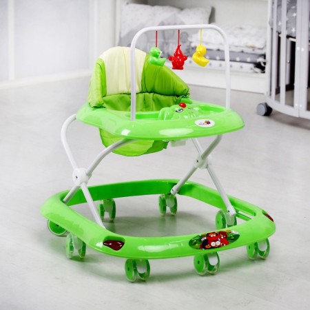 Walks "Little Driver C", 8 forces. wheels, muses., green