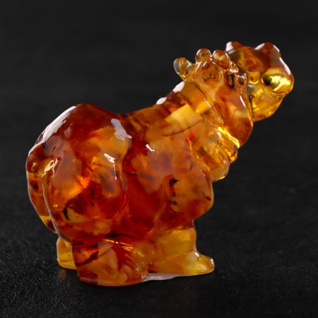 Souvenir "Hippo", amber-3