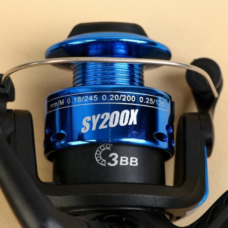 Spinning coil JM200 "Cool fisherman", blue-4