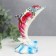 Polystone souvenir "painted dolphin" mix 4.8x5.5x10.5 cm