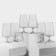 A set of glasses for beer ALEX, glass, 380 ml, 6 pcs