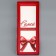 Box with a transparent lid for roll, "the most beautiful", 30 x 12 x 12 cm. Confectionery packaging
