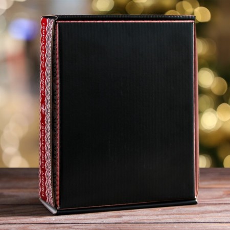 Gift box, lid is, with the Scandinavia window, 18 x 15 x 5 cm-1