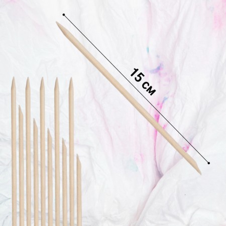 Orange sticks for manicure, 15 cm, 100 pcs-1
