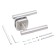 Set of door handles Bulat RF 04.08 Fort, matte nickel