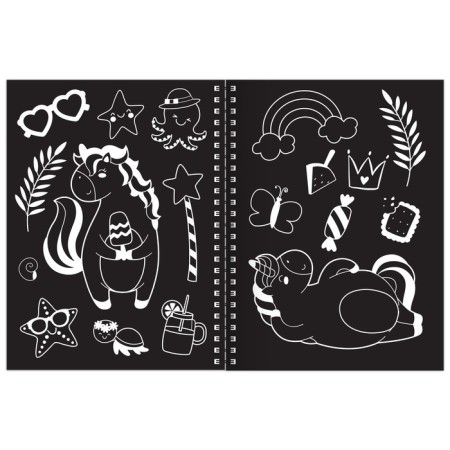 The creative book "Engravings. Pony ", 14 p.-2