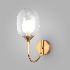 Wall lamp EUROSVET SPRITZ 70218/1, G9, 1x25W, 240x130x330 mm, brass color