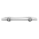 Cappio pk106 bracket handle, m/o 96 mm, d = 12 mm, plastic, transparent/chrome color