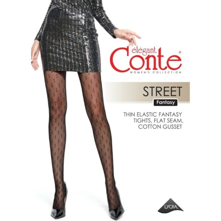 Women's tights Fantasy Street, size 5, Grafit color-2