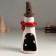 Ceramics Ceramics for 1 candle "Long snowman with stars" 7x7.3x20.6 cm