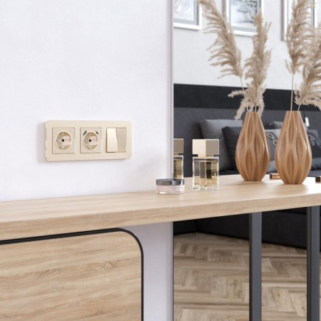 Frame W0032611, 3 Platinum sockets, champagne-2