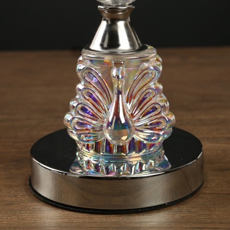 Table lamp "Rumba" 1x40W E27 chrome 28x28x45 cm Risalux-4