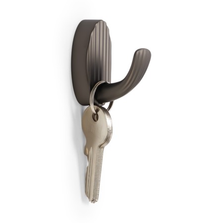 Furniture hook cappio sea, one -rod, zinc, color graphite-1