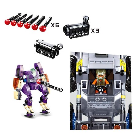 Designer Space Wars "Jeep", 545 parts-3
