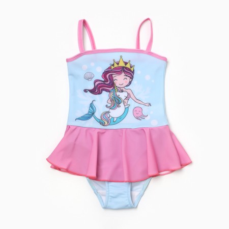 Children's swimsuit KAFTAN "Mermaid", height 122-128 (34), Blue-6