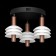 Suspended Citilux “Maya” CL202032, 35x35x22 cm, 3x5.33W, LED, brown color